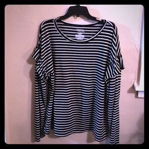 XL striped long sleeve